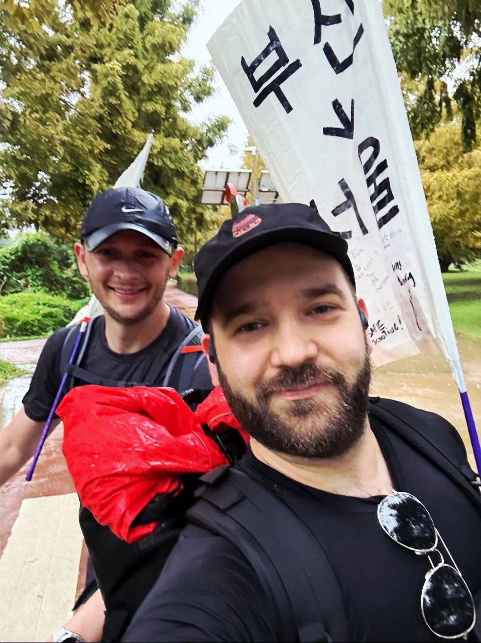 Hotel room with the amazing clothes drying machine that saved the day